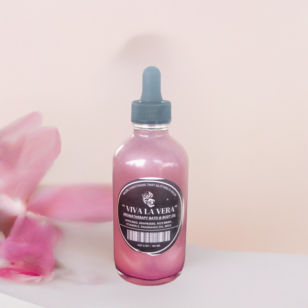 “Viva La Vera” Glitter & Glow Body Oil