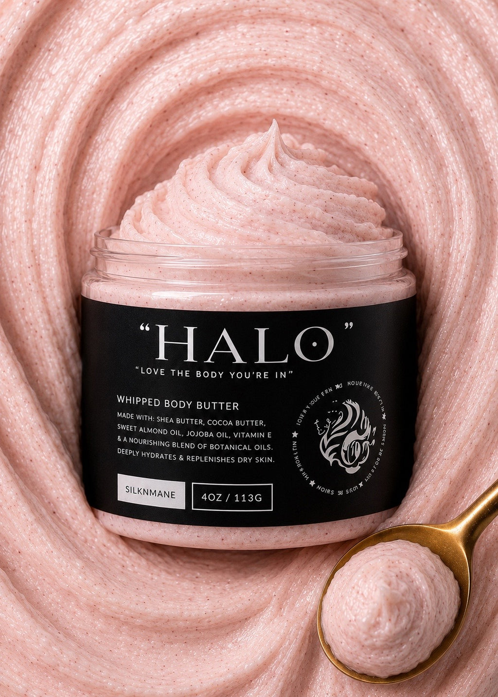 “Halo” Healing Body Butter For Dry Skin by Silknmane (WHATNOT)