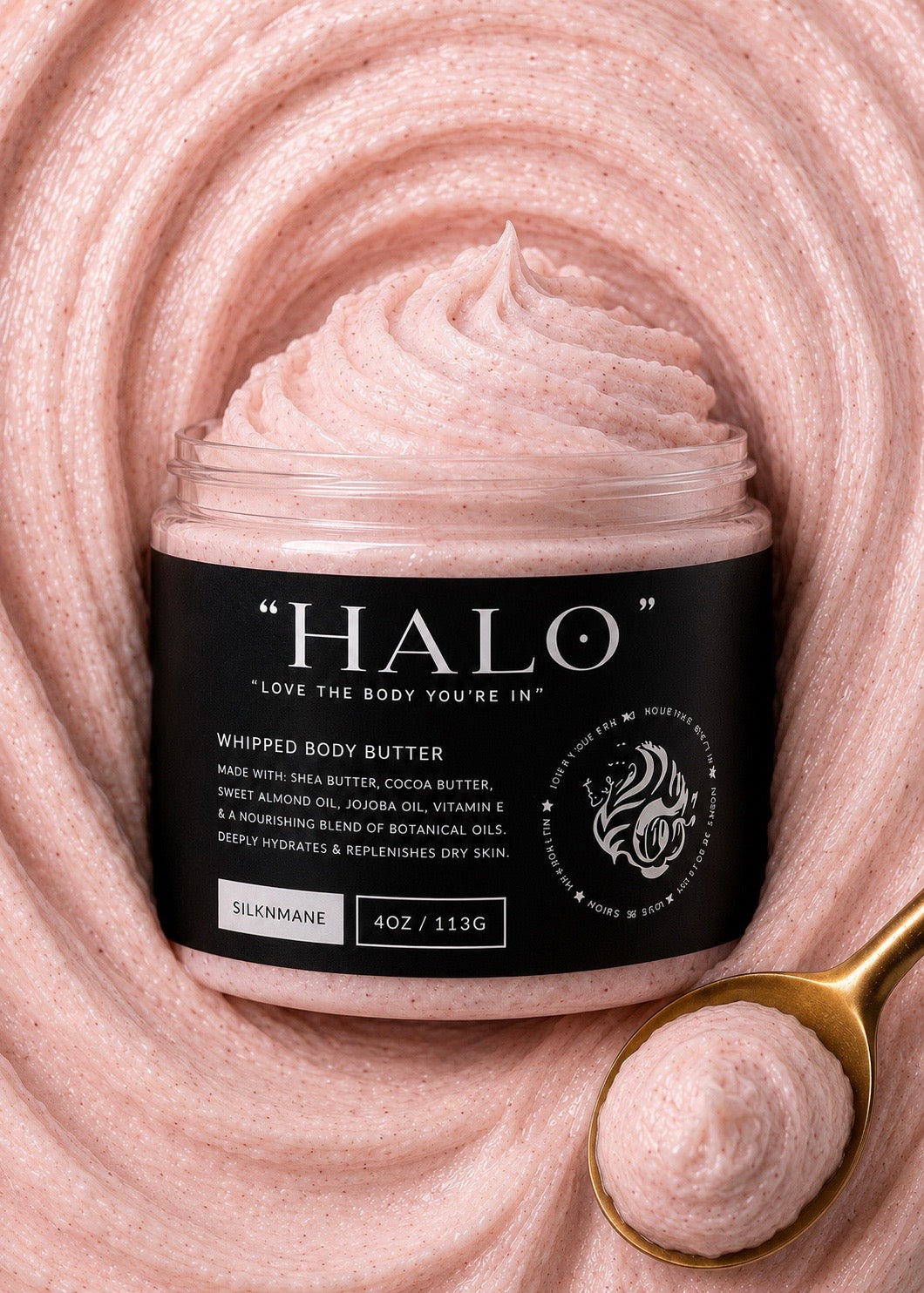 “Halo” Healing Body Butter For Dry Skin by Silknmane