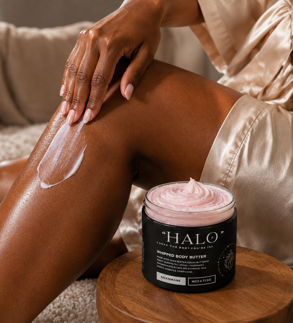 “Halo” Healing Body Butter For Dry Skin by Silknmane